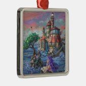 Mermaid Castle Metalen Ornament (Rechts)