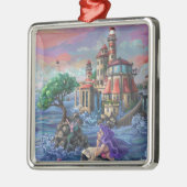 Mermaid Castle Metalen Ornament (Links)