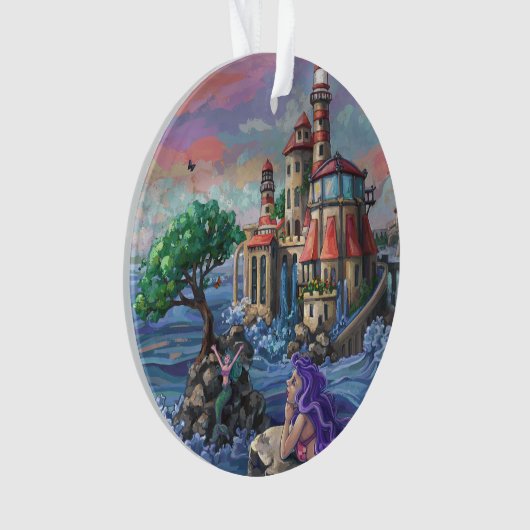 Mermaid Castle Ornament (voorkant)