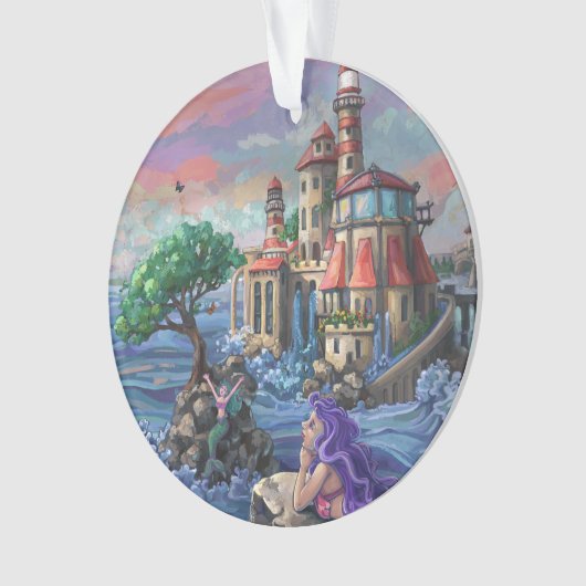 Mermaid Castle Ornament (voorkant)