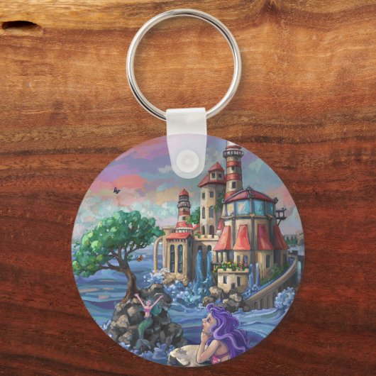 Mermaid Castle Sleutelhanger (Voorkant)