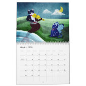 Mermaid Cat Calendar Kalender (Mar 2026)