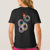 Mermaid Cat Ocean Dream Fantasy Schattig T-shirt (Achterkant)