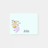 Mermaid Cat Personalized Post-it® Notes (Voorkant)