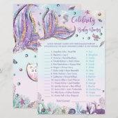 Mermaid Celebrity Baby Names Game Showactiviteit (Voorkant / Achterkant)