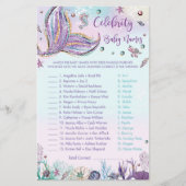 Mermaid Celebrity Baby Names Game Showactiviteit (Voorkant)