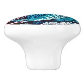 Mermaid ceramic drawer knobs keramische knop (Zijkant)