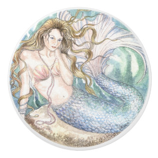 Mermaid Ceramic Knob Keramische Knop