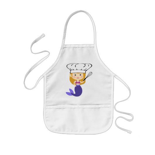 Mermaid Chef Kinder Schort (Voorkant)