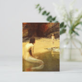 Mermaid & Child Briefkaart (Staand voorkant)