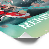 Mermaid Christmas Glossy Poster (Hoek)