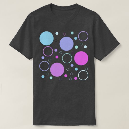 Mermaid Circle Colors T-shirt (Design voorkant)