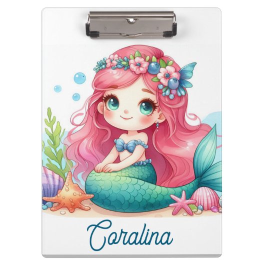 Mermaid clipboard klembord (Voorkant)