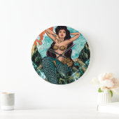Mermaid Clock Grote Klok (Huis)