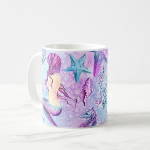 Mermaid Coffee Mok, Mermaid Mok, Mermaid Cup Koffiemok
