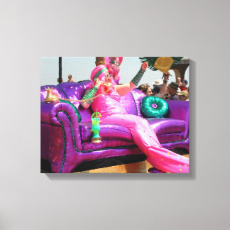 Mermaid Coney Island Canvas Afdruk