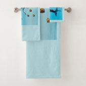 Mermaid Coral Vision Bad Handdoek (Insitu)