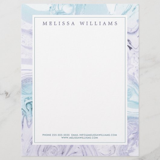 Mermaid Creative Professional Modern Letterhead Briefhoofd (Voorkant)