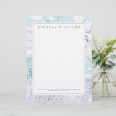 Mermaid Creative Professional Modern Letterhead Briefhoofd (Staand voorkant)