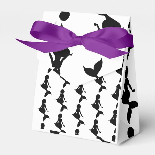 Mermaid Crew Party Favor Box Bedankdoosjes (Voorkant Zijde)