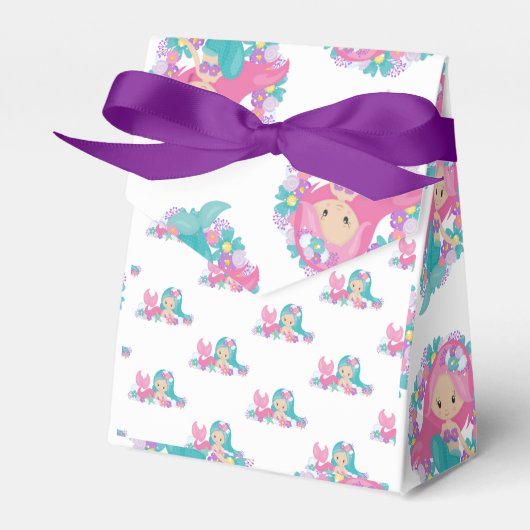 Mermaid Crew Party Pirate Favor Box Bedankdoosjes (Voorkant Zijde)