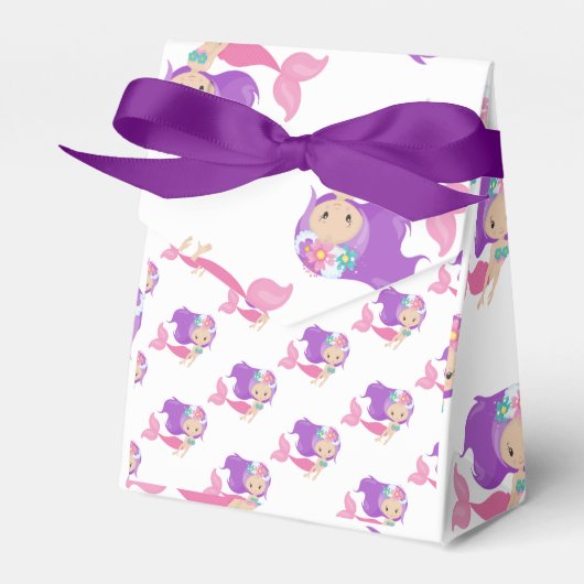 Mermaid Crew Party Pirate Favor Box Bedankdoosjes (Voorkant Zijde)