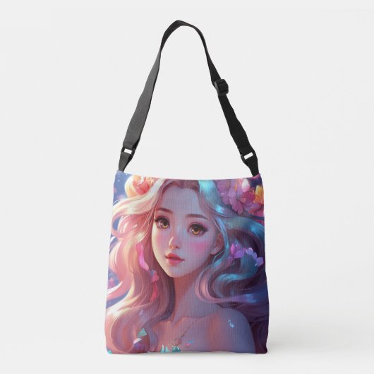 Mermaid Crossbody Tas (Achterkant)