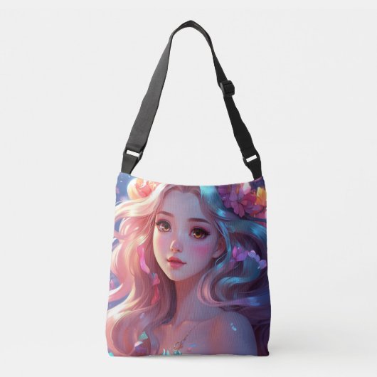 Mermaid Crossbody Tas (Voorkant)