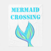 Mermaid Crossing Fleece Deken (Voorkant)