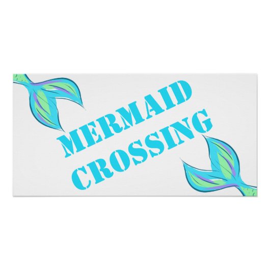 Mermaid Crossing Perfect Poster (Voorkant)