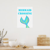Mermaid Crossing Poster (Keuken)