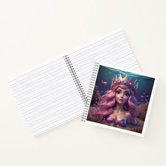 Mermaid Crown Notitieboek (Binnen)