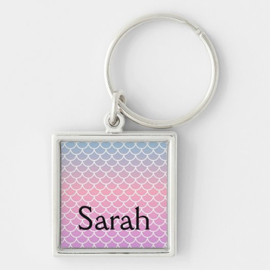 Mermaid Custom Name sleutelhanger - Sarah (Voorkant)