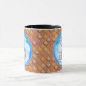 Mermaid Cute Happy BIRTHDAY PINK Mok (Midden)