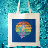 Mermaid Cute Happy Tote Bag