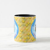 Mermaid Cute Happy Yellow Mok (Midden)