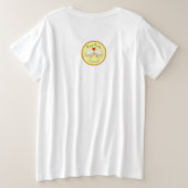 Mermaid Cute Kinder Girls Grote Maat T-shirt (Design achterkant)