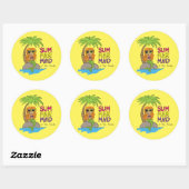 Mermaid Cute Kinder Girls Ronde Sticker (Vel)