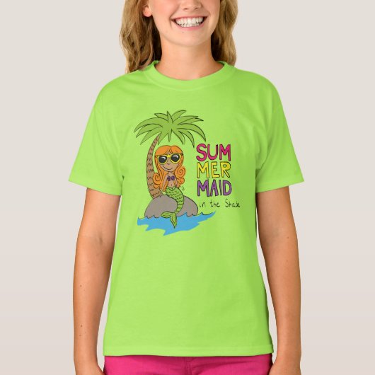 Mermaid Cute Kinder T-shirt (Voorkant)
