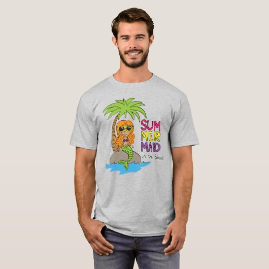 Mermaid Cute Kinder T-shirt (Voorkant volledig)