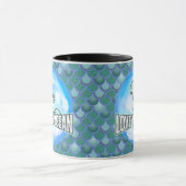 Mermaid Cute Love the Ocean BLUE Mok (Midden)