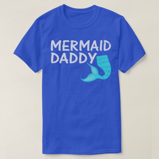 Mermaid Dad Shirt Mannen Merdad Gift (Design voorkant)