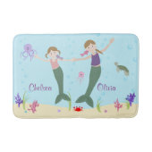 Mermaid Dark Blonde Sisters Personeelsformatie Bat Badmat (Voorkant)