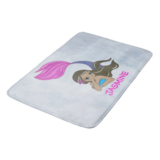 Mermaid Design Badmat (Gekanteld)