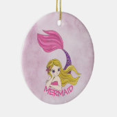 Mermaid Design Ceramic Ornament (Rechts)