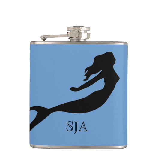 Mermaid Design Flask Heupfles (Voorkant)