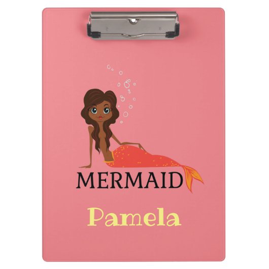 Mermaid Design personaliseren Klembord (Voorkant)