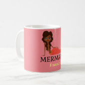 Mermaid Design personaliseren Koffiemok (Voorkant links)