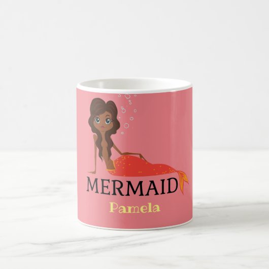 Mermaid Design personaliseren Koffiemok (Center)