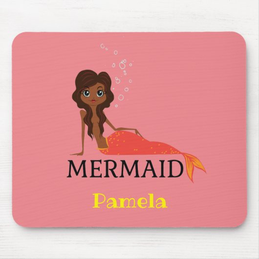 Mermaid Design personaliseren Muismat (Voorkant)
